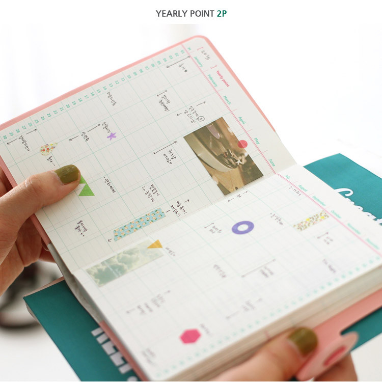 Yearly point - Wannabe unique undated medium diary