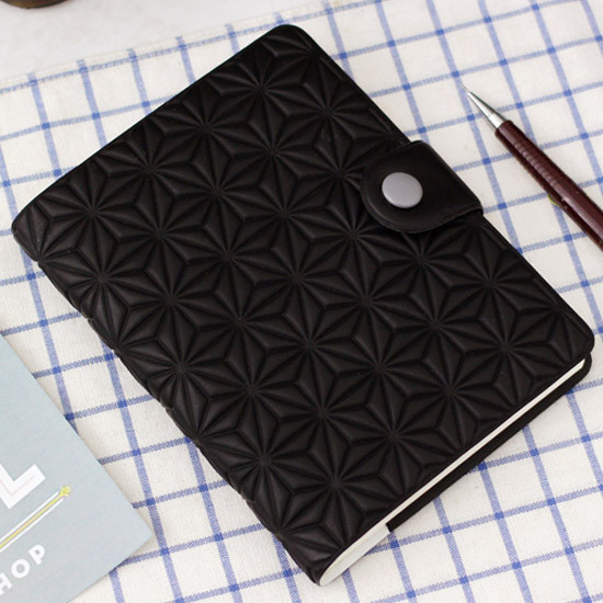 Black - Wannabe unique undated medium diary