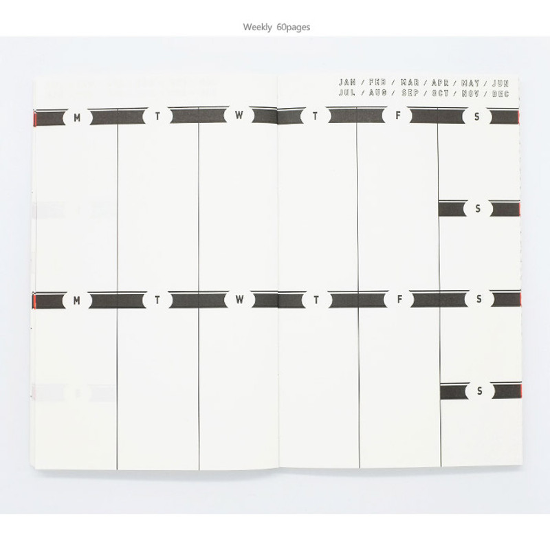 Weekly - No.3 Tabom boy & girl undated planner Weekly - No.3 Tabom boy & girl undated planner