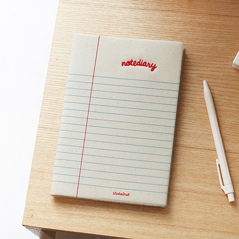 Ivory - Lined notebook undated diary Ivory - Lined notebook undated diary