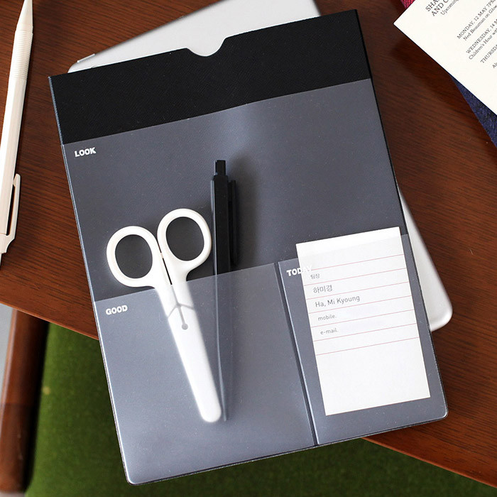 Flat pocket pouch organizer medium