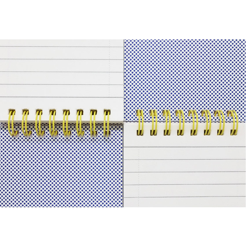 Aurore rainbow power pink wirebound lined long notepad