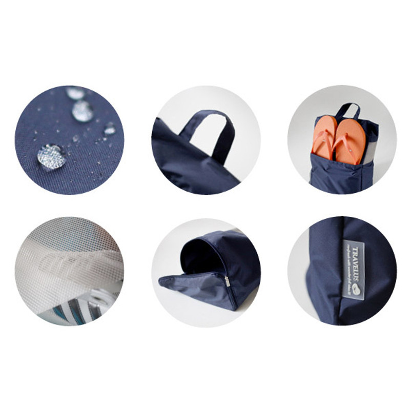 Detail of Travelus water resistant shoes pouch