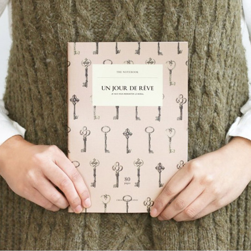 Un jour de reve thread stitching medium lined notebook