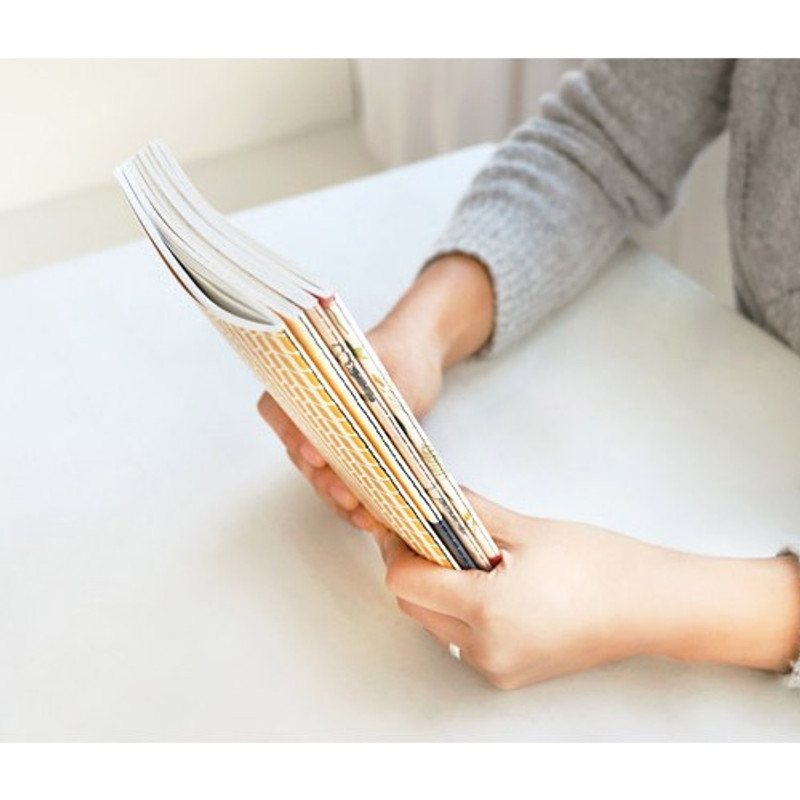 Un jour de reve thread stitching medium lined notebook