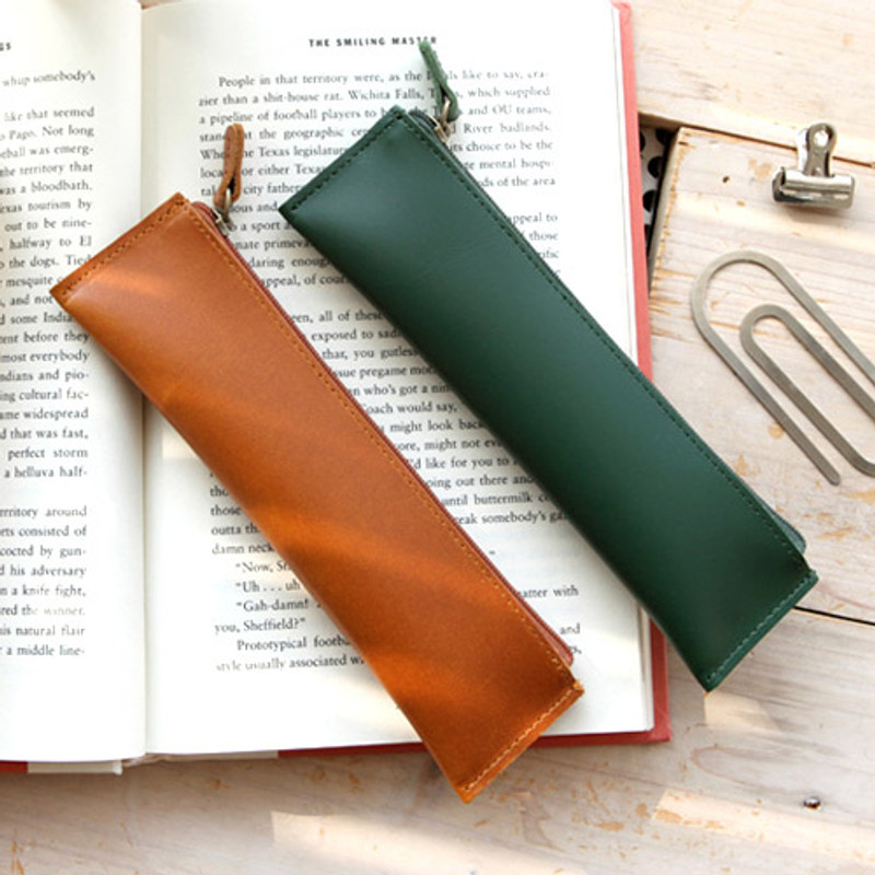 The basic handmade leather pencil case ver.2 The basic handmade leather pencil case ver.2