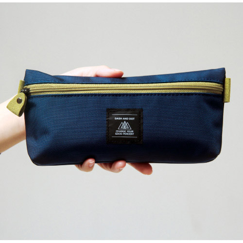 Navy green - Good percent modern pencil case