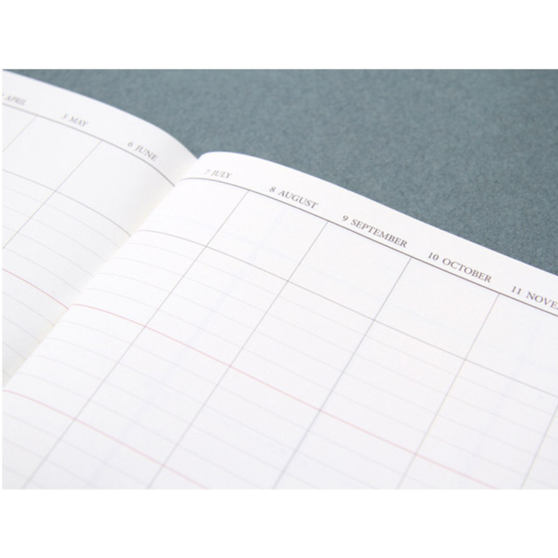 Yearly plan - Make it happen undated weekly planner