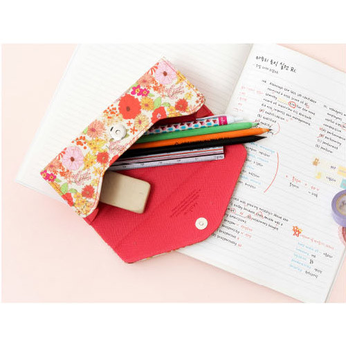 Pattern square pencil case box