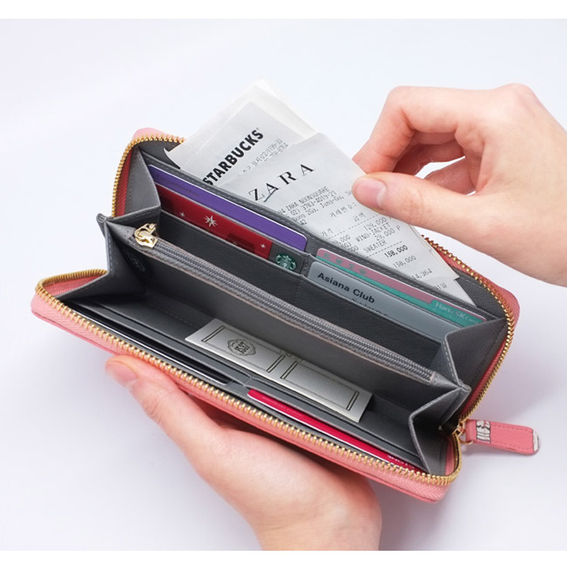 Tabom market zip around long wallet Tabom market zip around long wallet
