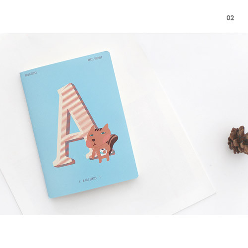 02 - Hellogeeks cute illustration small lined notebook