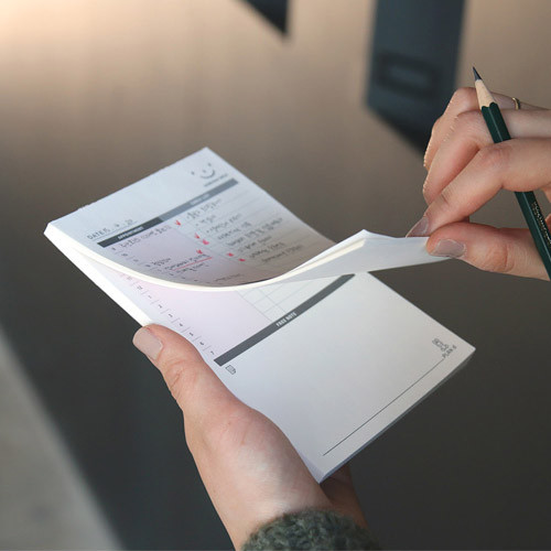 Daily scheduler desk notepad 64 pages