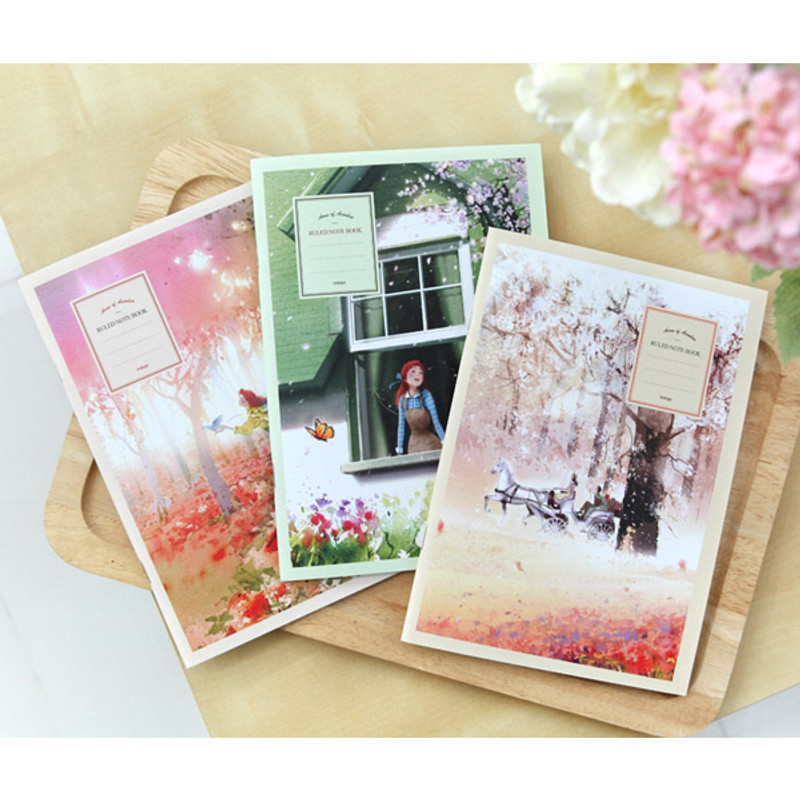 Anne - Cute illustration school lined notebook Anne - Cute illustration school lined notebook