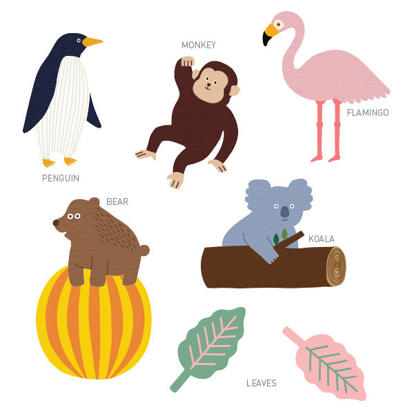 Make you happy in the zoo garland