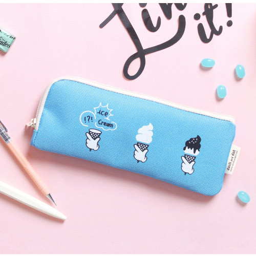 Aqua - Yam yam like it zipper pencil case