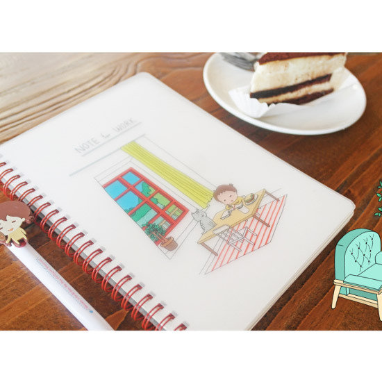 Life goes on with Narm wirebound notebook