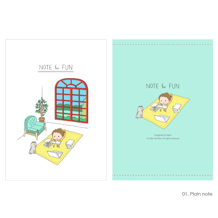 01. Plain notebook