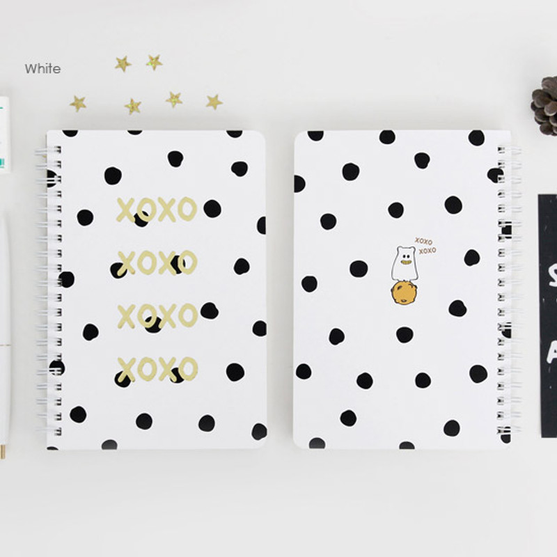 White - Ghost pop wirebound medium lined notepad White - Ghost pop wirebound medium lined notepad