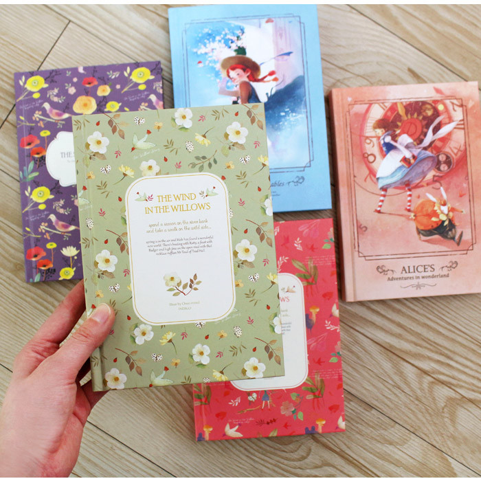 Classic ruled hard cover notebook