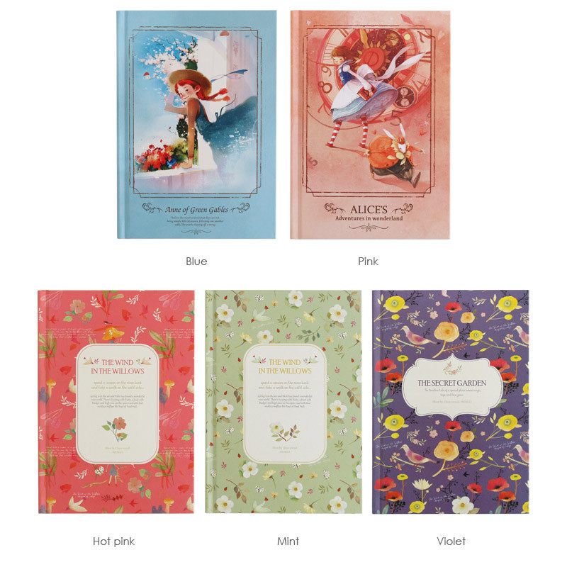 Colors of Classic ruled hard cover notebook