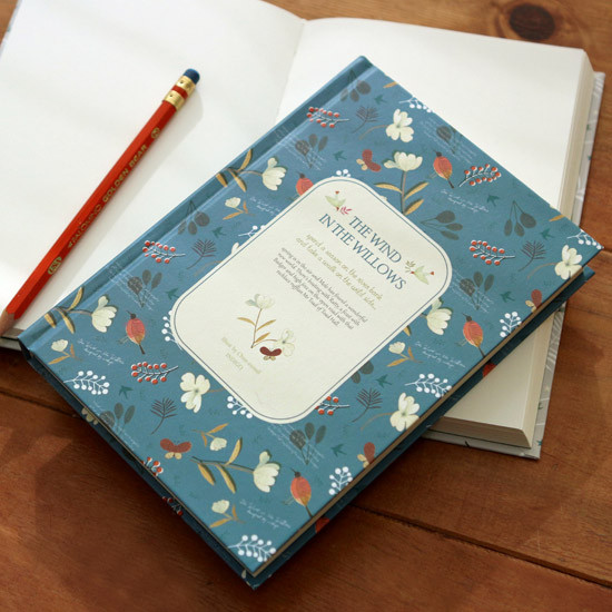 Blue - Classic plain hard cover notebook