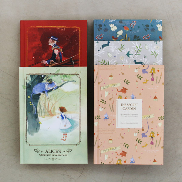 Classic plain hard cover notebook