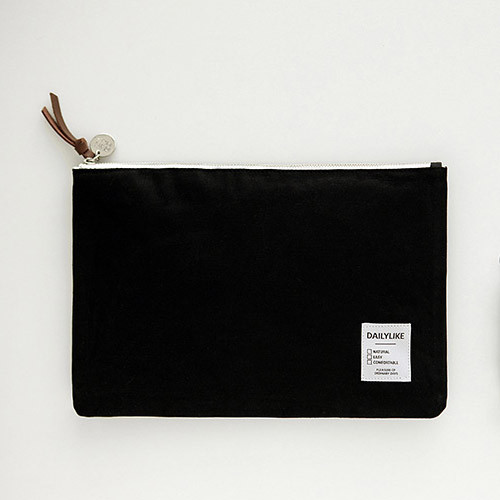 Pattern easy zipper clutch bag