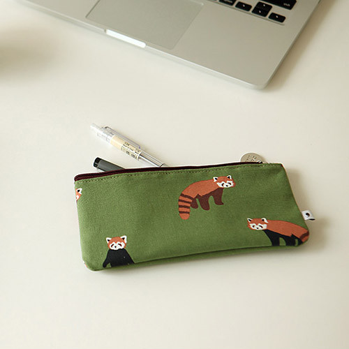 Pattern zipper pencil case