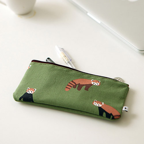 Pattern zipper pencil case
