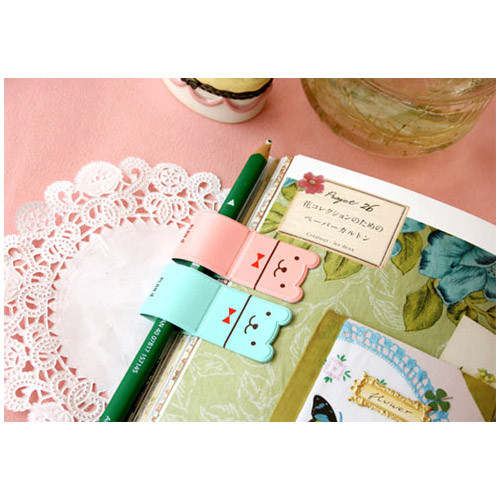 Pink, Sky blue - Put on a happy lucky pen holder