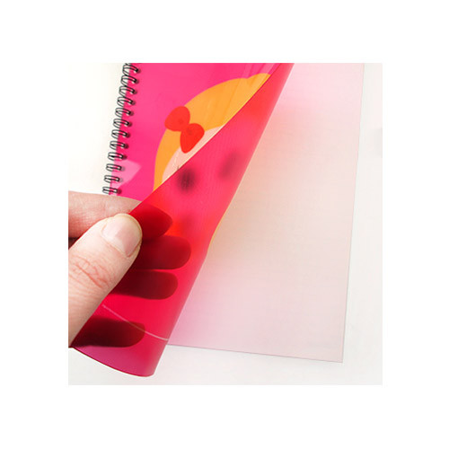 Wirebound cute girl lined notebook