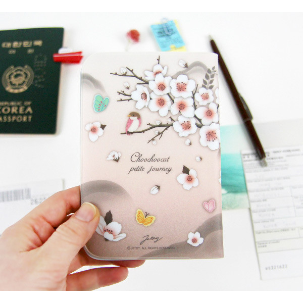Jetoy Choo choo cat petite passport case