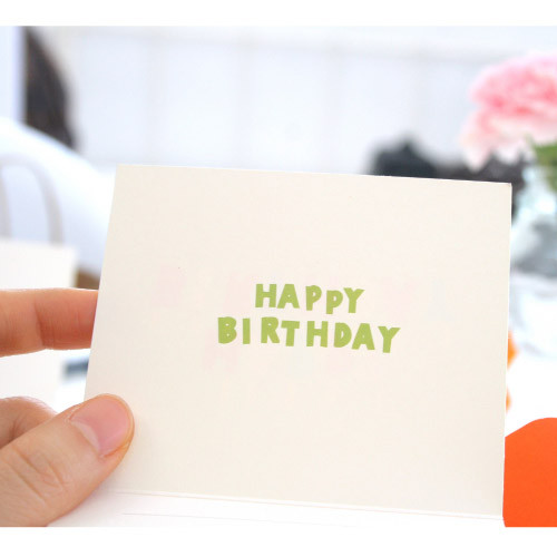 Happy birthday message card ver.2