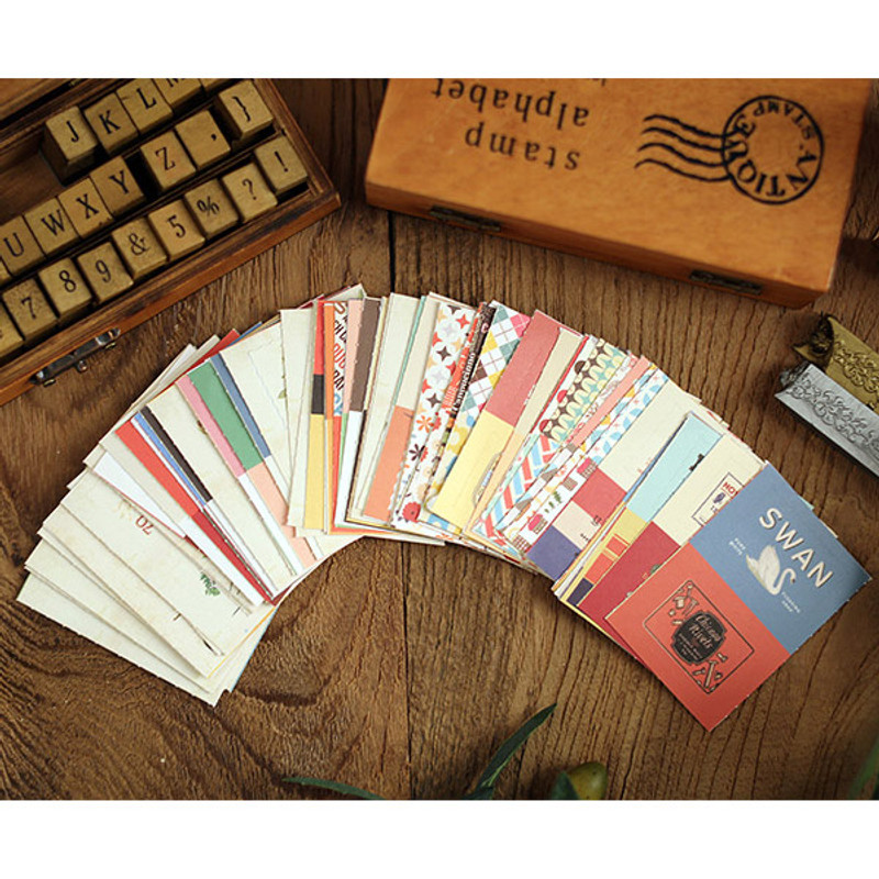 Nacoo Stamp sticker set with blue tin case Nacoo Stamp sticker set with blue tin case