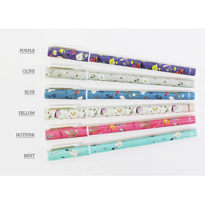 Colors of Willow story pattern black ballpoint pen 0.5mm Colors of Willow story pattern black ballpoint pen 0.5mm