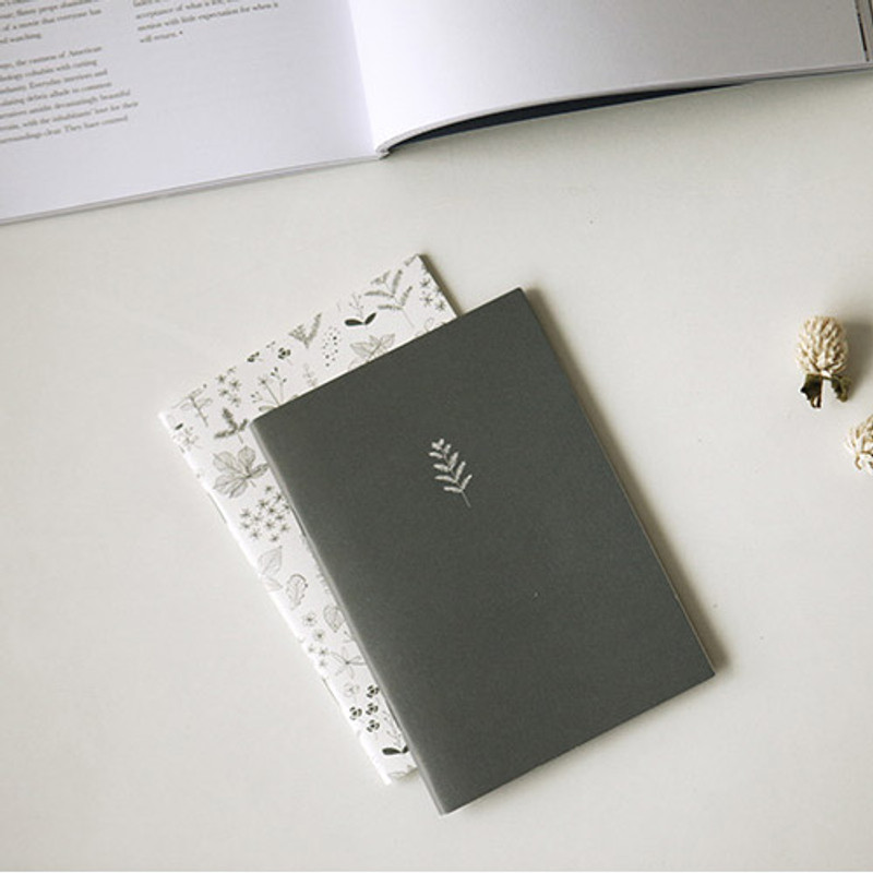 Pattern small plain notebook set