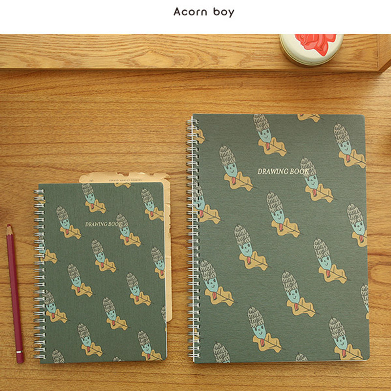 Acorn boy - Jam Jam wirebound drawing notebook Acorn boy - Jam Jam wirebound drawing notebook