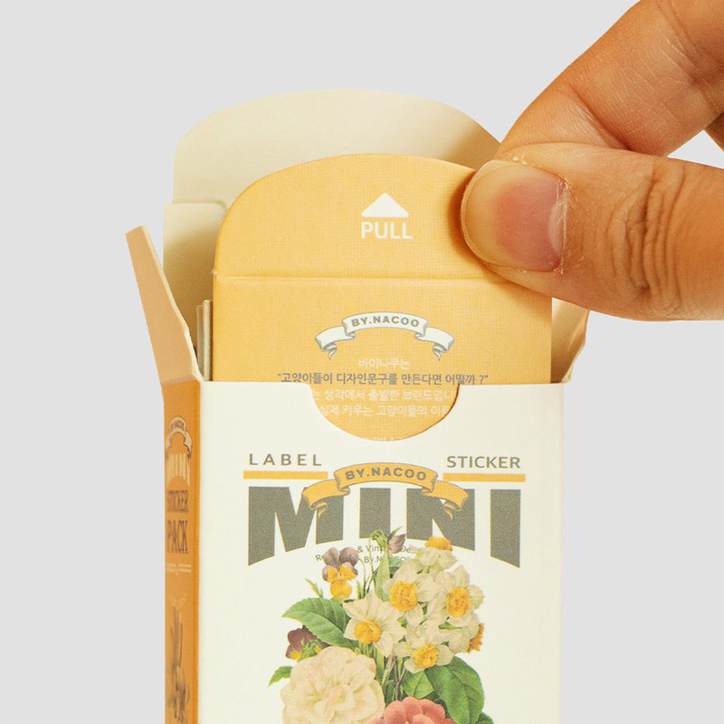 Smart Package - Nacoo Flower Mini Label Sticker Pack Smart Package - Nacoo Flower Mini Label Sticker Pack