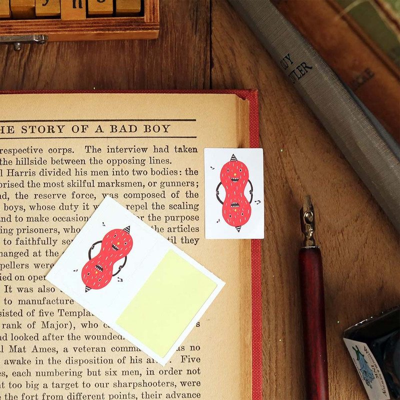 Usage example of Nacoo Monster Mini Label Sticker Pack