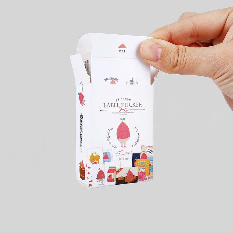 Package with holder - Nacoo Kwoni Label Sticker Pack Package with holder - Nacoo Kwoni Label Sticker Pack
