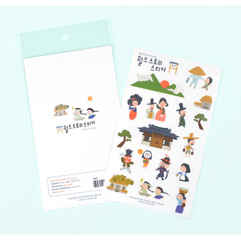 World story translucent deco sticker World story translucent deco sticker