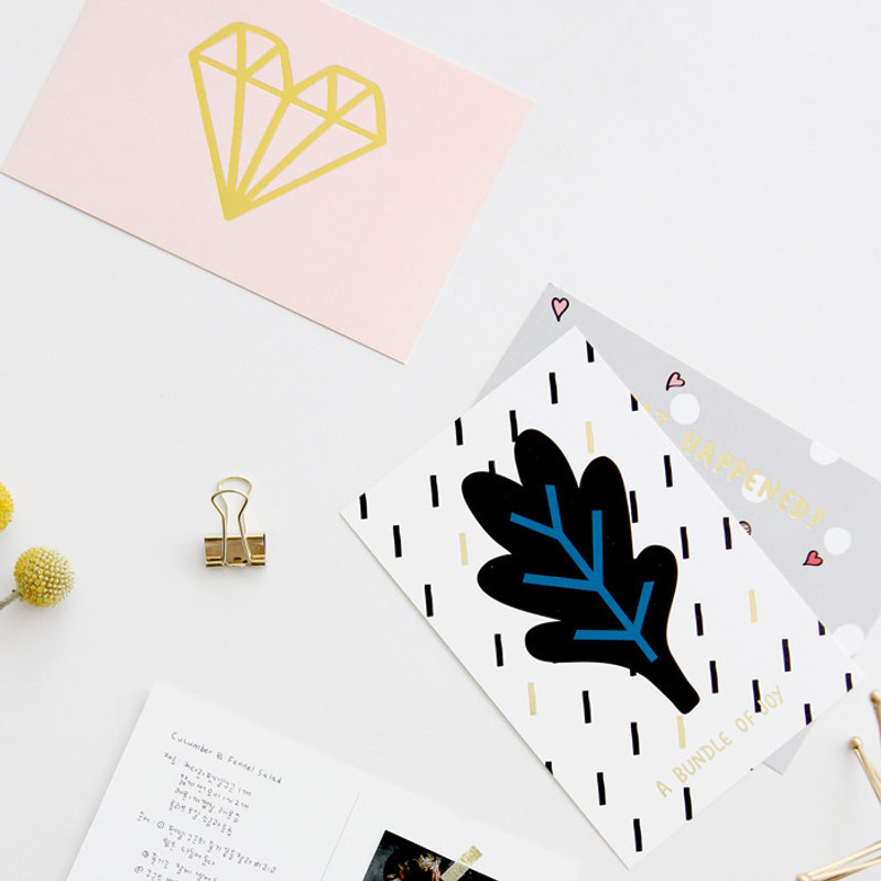 Ghost pop illustration postcard Ghost pop illustration postcard