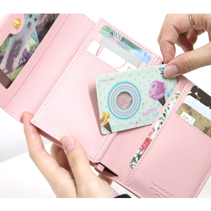 Pony heritage saffiano leather trifold wallet O