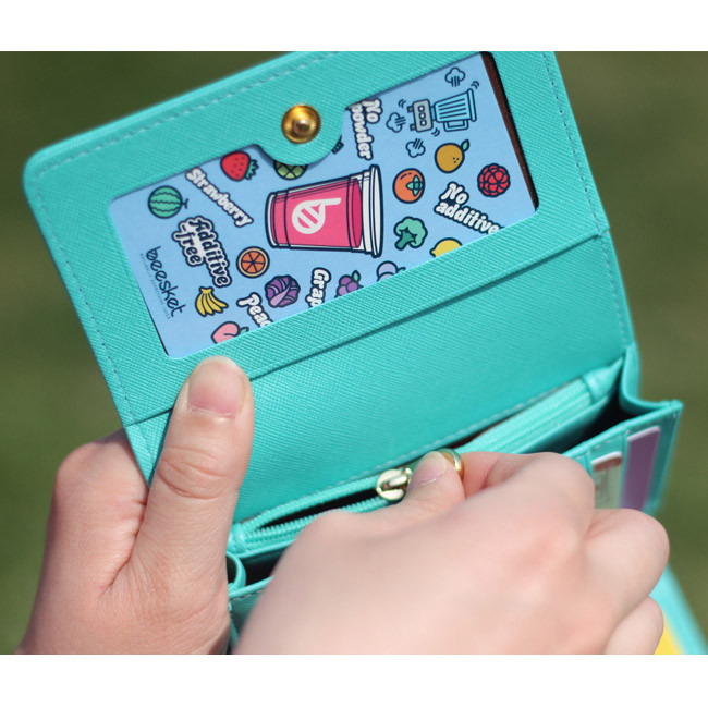 Pony heritage saffiano leather trifold wallet O