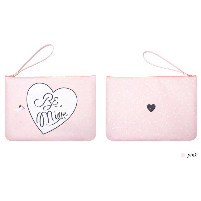 Pink - Be mine clutch bag pouch