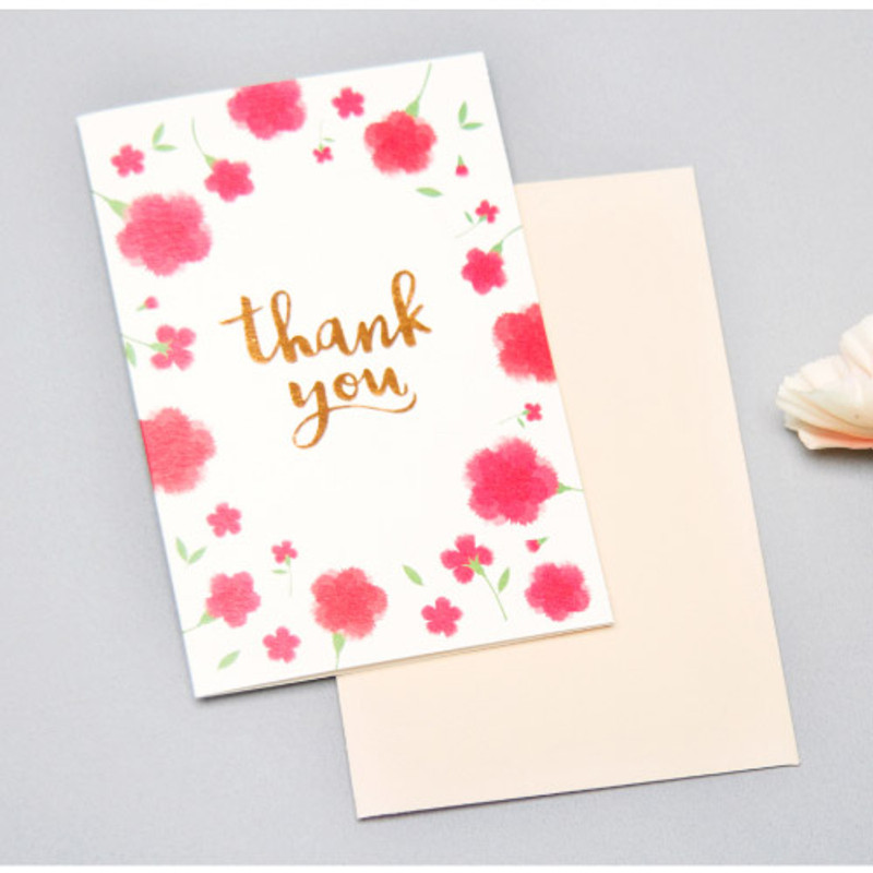 Ivory - Thank you very message card