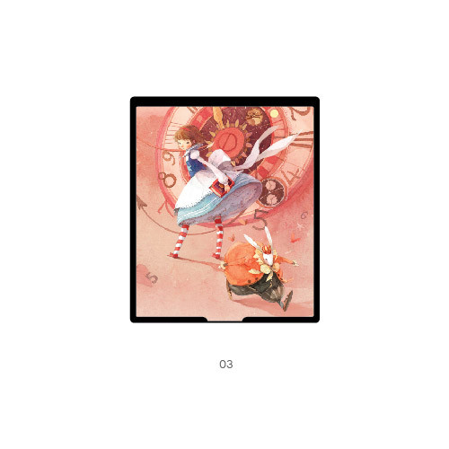 03 - Classic story pattern square mirror