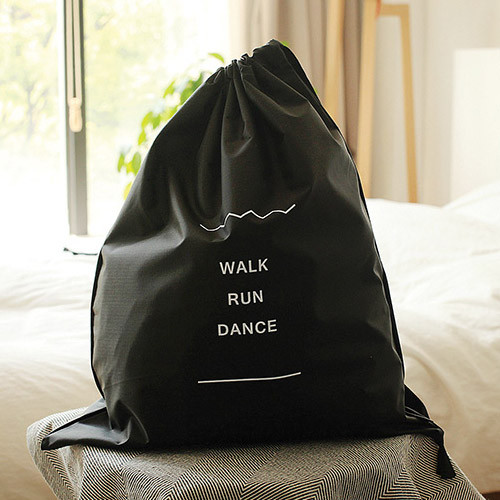 Walk run dance drawstring shoes pouch
