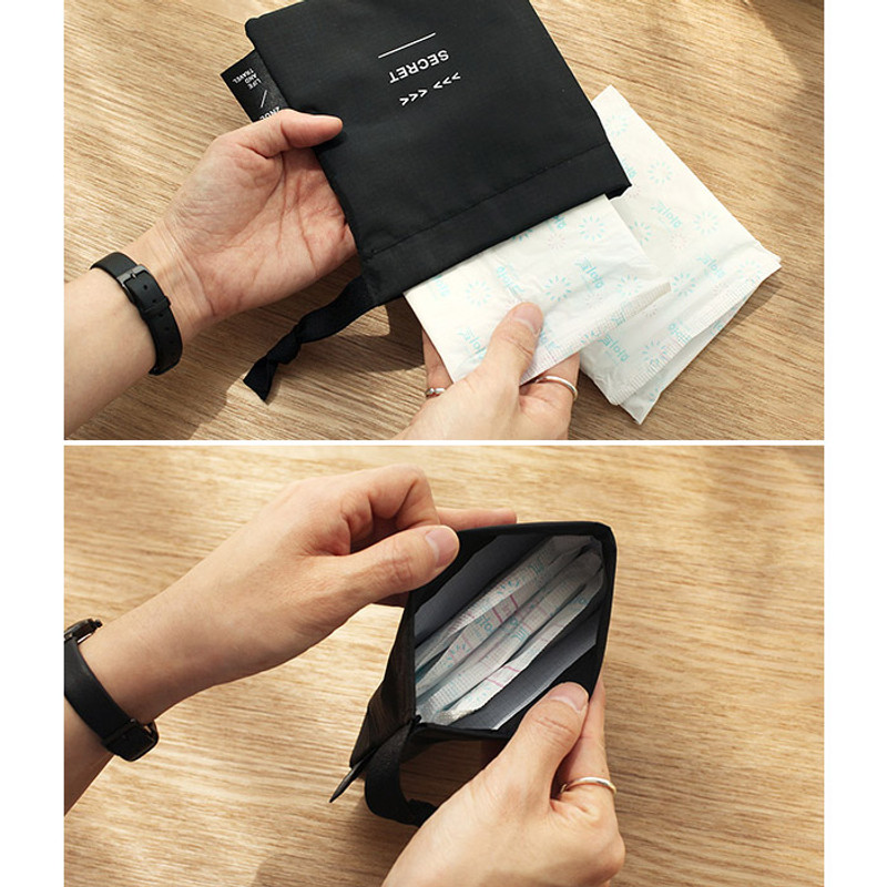 Life and travel secret drawstring small pouch Life and travel secret drawstring small pouch