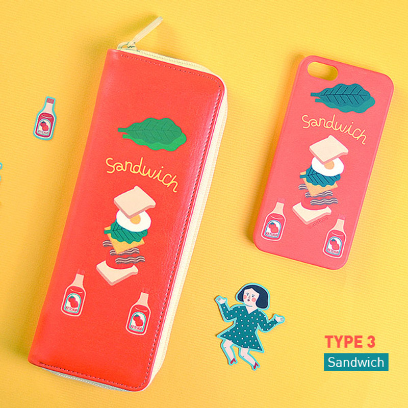 Sandwich - Du dum zip around pen case Sandwich - Du dum zip around pen case